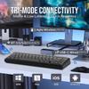 EPOMAKER x AULA F65 65% Wireless Mechanical Keyboard – Hot-Swappable, Gasket Mount, RGB Backlight, Bluetooth/2.4GHz/USB-C, Pre-Lubed Linear