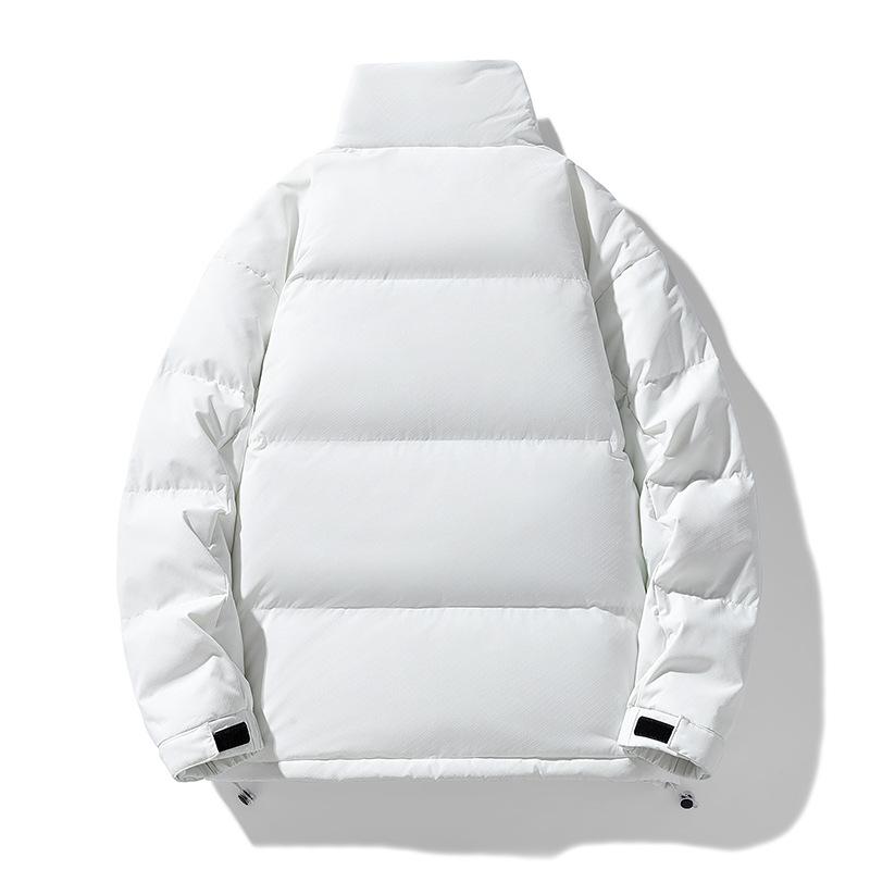 Winter New Stand-up Collar Versatile White Duck Down Down Jacket Couple Style Thickened Coat