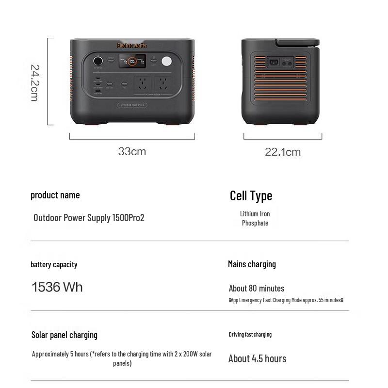 Dian Xiao Er 1500Pro2 Portable Power Station