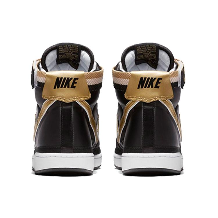 New Nike Vandal High Supreme Black Metallic Gold AH8652-002