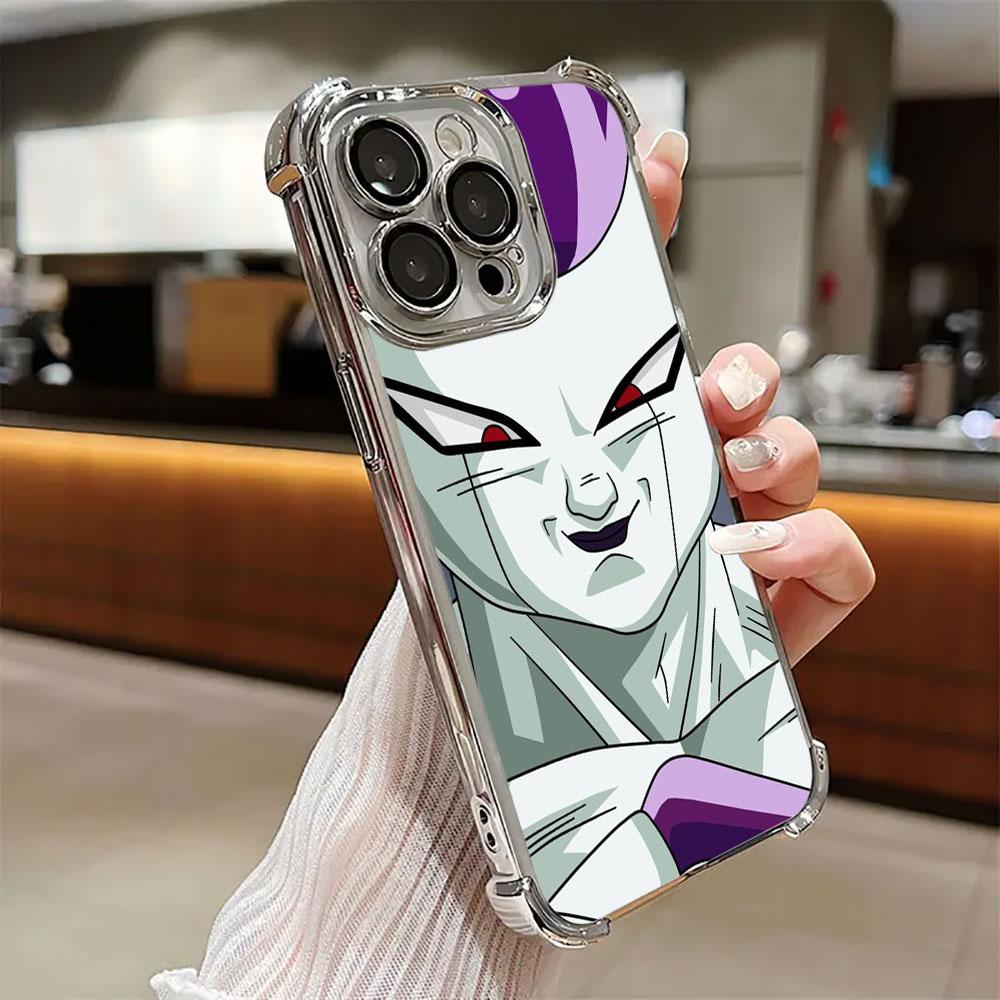 Cell Frieza Buu King Piccolo Dragons Balls Phone Case for iPhone 11 13 15 16 17 Pro Max 14 Plus 17Air 16E 13 12 Mini Clear Cover