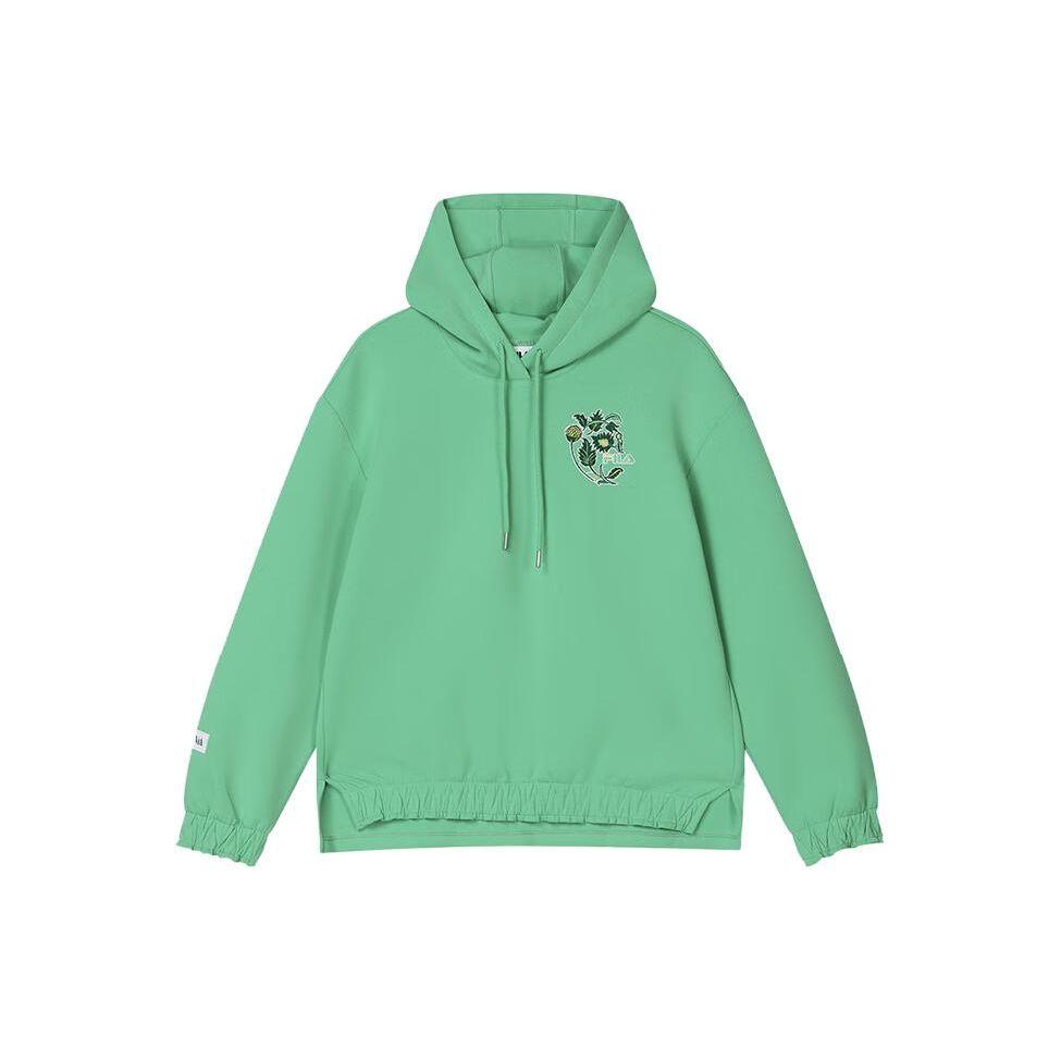 

FILA X V&A Heritage Collection Printed Letter Hoodie Women hoodies Fruit-Milk-Green F11W418203F-LG S