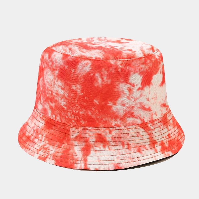 3D Printed Pattern Fisherman Hat Tie Dye Double-sided Basin Hat for Men Women Summer Outdoor Sun Protection Sunshade Hat