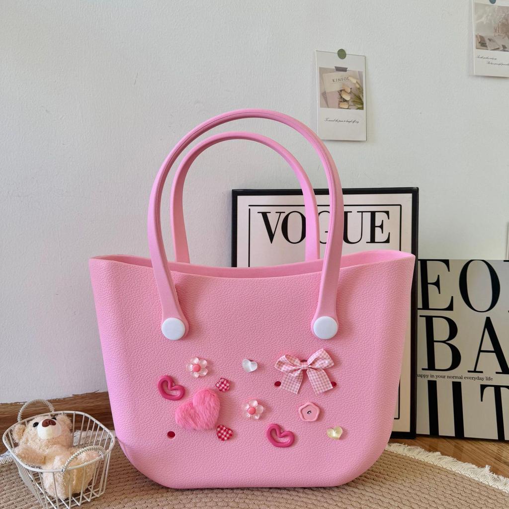 EVA Beach Handbag: Large Capacity DIY Travel Tote