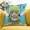 Anime C-Code Geass-S World Various Sizes Square Pillow Case For Car Home Bedchamber Decor