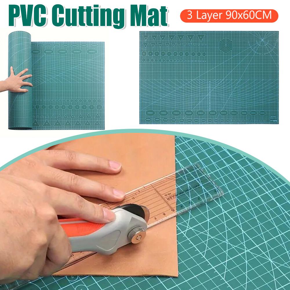 Self Healing Cutting Mat Sewing Mat for Crafts 3 Layer Rotary Cutting Board Double-sided for Cutting Quilting Modeling Projects