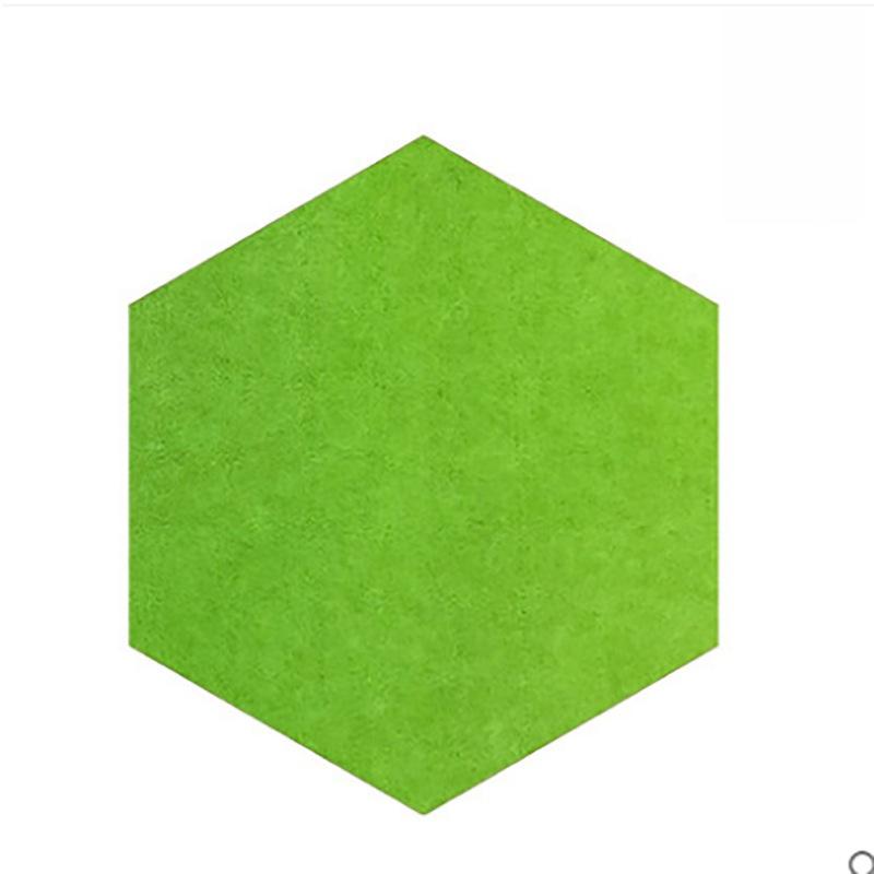 

6pcs Hexagonal Self-adhesive Acoustic Panels Sound Proof Foam Panels to Absorb Noise Eliminate Echoes світло-зелений колір