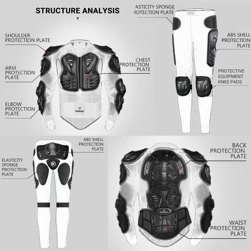 Motorcycle Armor CE Certification Motocross Chest Back Protector Moto Protection Body Armor Riding Motocross Jacket Protective