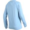 Adidas Originals Letter Logo Striped Crew Neck Warm Long Sleeve Sweatshirt Women sweatshirt Blue DH3173