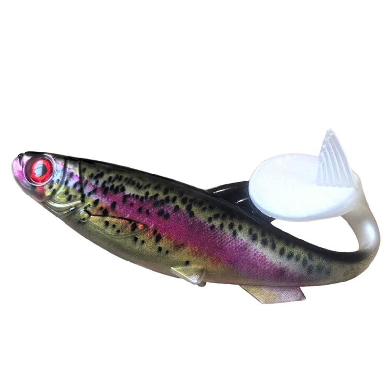 Realistic Swim Baits 20cm 56g Artificial Baits Soft Fishing Lures Paddle Tail Swimbaits Fishing Tackle Accessories