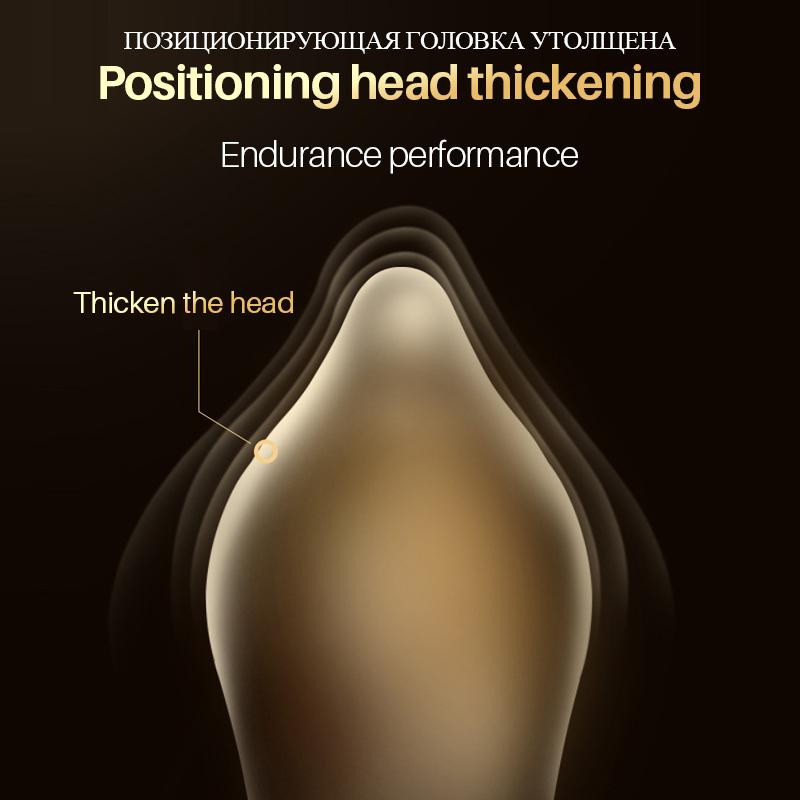 ELASUN Condoms 50pcs Ultra Thin Extra Lubricant Natural Latex Free Gift Penis Ring Sleeve Adult Sex Toys