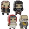 Building Blocks MOC Mad Max Fury Road Movie Square Head Boy Small Particle Toy Model