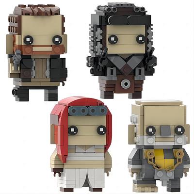 Building Blocks MOC Mad Max Fury Road Movie Square Head Boy Small Particle Toy Model