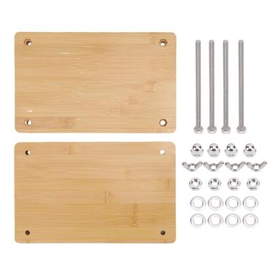 Book Press Bambusoideae Detachable Thickness Adjustable Portable Binding Press for Paper Flattening Embossing Creating