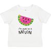 Inktastic I'm One In A Melon Cute Smiling Watermelon Baby T-Shirt Food Humor Pun