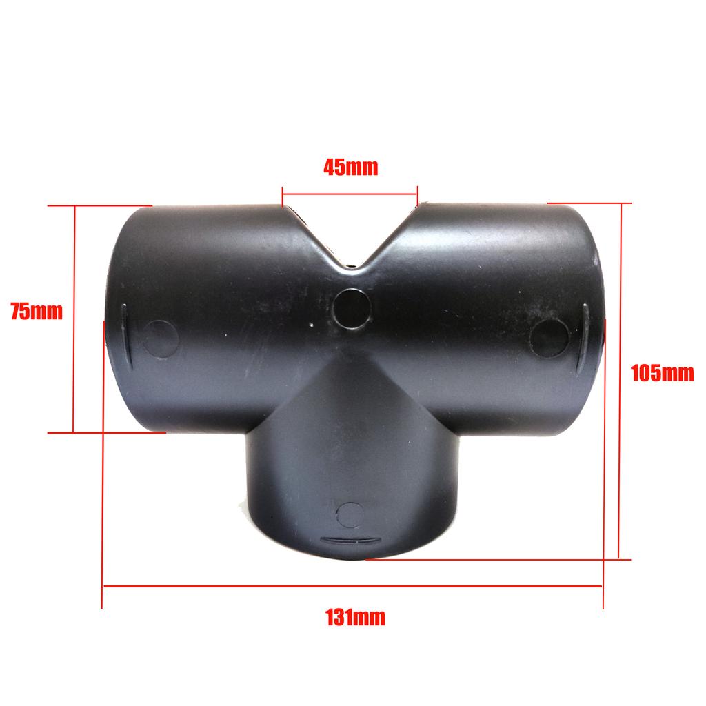 42mm/60mm/75mm Car Heater Air Vent Ducting Connector Closable Open Regulatin Y / T / L Branch For Webasto Diesel Parking Heater