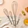 1Pc Multifunctional Mini Rotary Manual Egg Beater Mixer Kitchen Egg Whisk Bake Tool Egg Agitator Stainless Steel Eco-Friendly