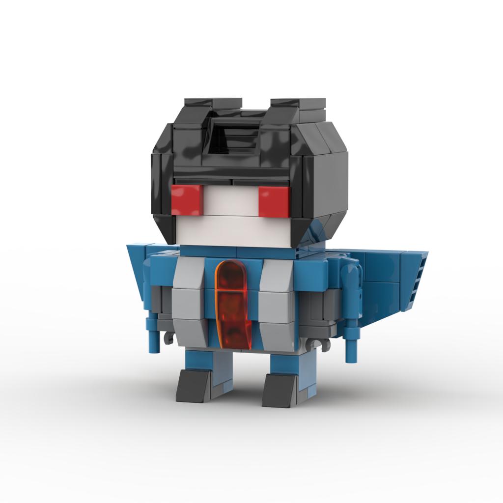 *Transform Auto Robot Brickheadz * Star Scream Jazz Prime DIY Enlighten MOC Block Brick set,Compatible With