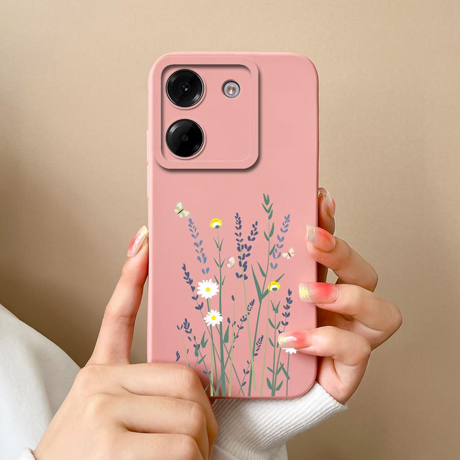 For Xiaomi Poco M7 Pro 5G Case Cute Cartoon Sweet Girl Silicone Soft Protective Back Cover For XiaomiPocoM7 Pro 5G Fundas Coque