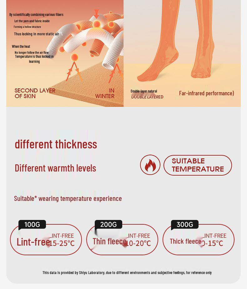 Ciorapi pantalon super groși, cu fleece pe interior, aspect nud, cu picior, pentru femei, strat de bază pentru toamnă/iarnă (400g)