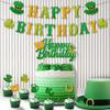 Day St Patricks Irish Festival Decor Banner Cake Topper Party Decor Supplies