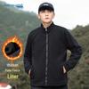 JEANSWEST Men's 3-in-1 Fleece Lined Hooded Outdoor Jacket