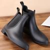Fashion Chelsea Low Rain Shoes Women Rubber Shoes Rain Boots Water Shoes Plastic Water Boots Rain Boots
