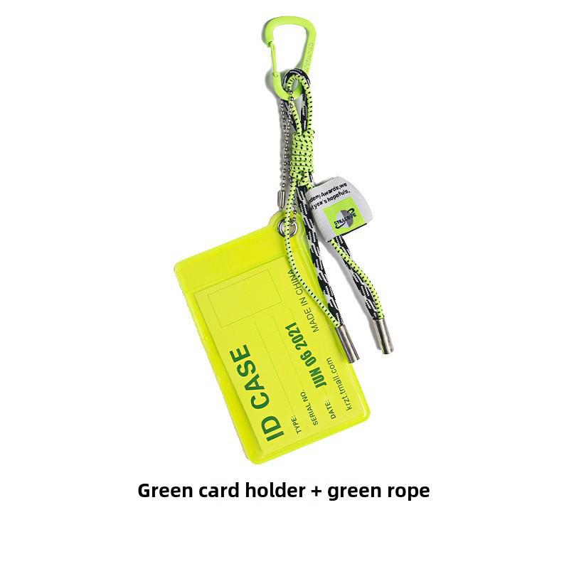 PVC Transparent Card Holder - Student Meal, Access, Bus Card Pendant for Backpacks or School Bags, Men's and Women's Accessories