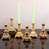 Vintage Metal Single Head Candle Candlestick Decor High-End Restaurant Hotel Decorations Vintage Photo Props Home Decor
