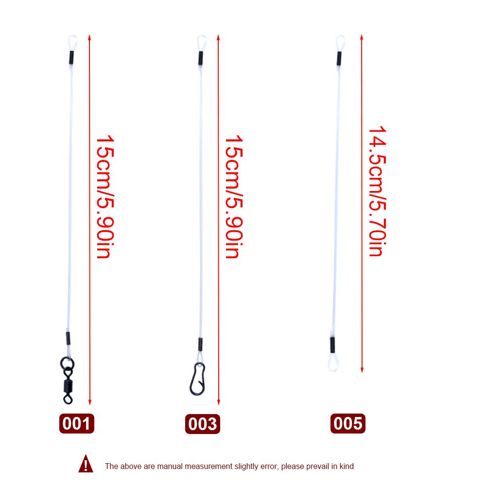 FTK Carp Fishing Link - 3pcs High Carbon Steel Connecting Ring Spinner Fishing Gear with Line Carp Fishing Accessories