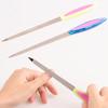 Double Sided Nail Art Buffers Stainless Steel Nail File Manicure Tools Manicure Files for Salon and Homes Easy to Use