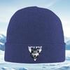 Wild Wolf Head Aggressive Face Unisex Women Unisex Knitted Hat Beanie Pullover Cap Winter Thermal Warm Christmas Outdoor Cycling Hi