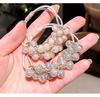 Stylish Hair Ties, Hair Accessories, Hair Ornaments, Rubber Bands, Hair Arrangements, Beaded, Pearl-Like, Popular, Cute, Stylish (Pearl-Like 3-Piece