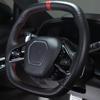 Dry Carbon Car Steering Wheel Pulley Switch Button Patch For Corvette C8 -24