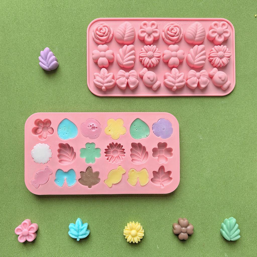 1PC Silicone Candle Molds, Vibrant Colorful Candle Making Tool for Wedding, Birthday Decorations, Jewelry Making, and Home Decor