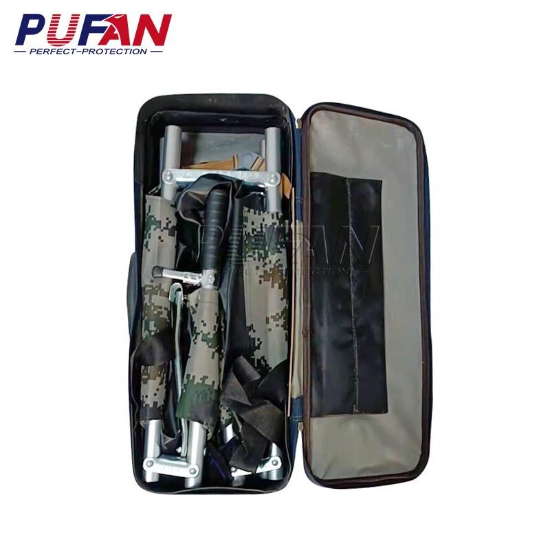 PUFAN Portable Aluminum Alloy Four-Fold Stretcher