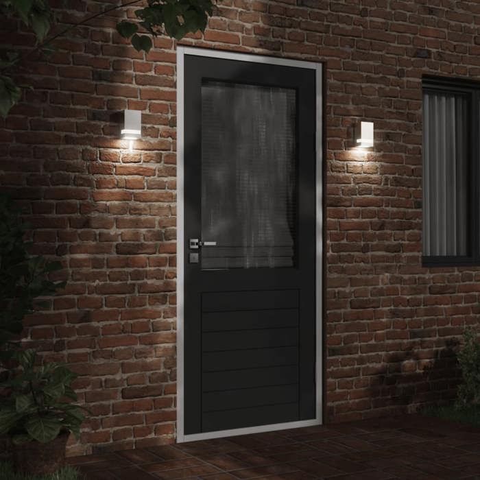 VidaXL Outdoor Wall Light Silver Stainless Steel, Outdoor Wall Lighting, Garden Wall Lamp, Wall Sconce 4006326