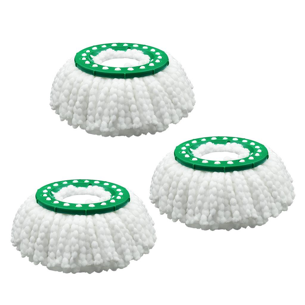 2/3/6pcs Microfiber Mop Replacement Heads For Libman Tornado Spin Mop System Machine Washable Mop Refill Head
