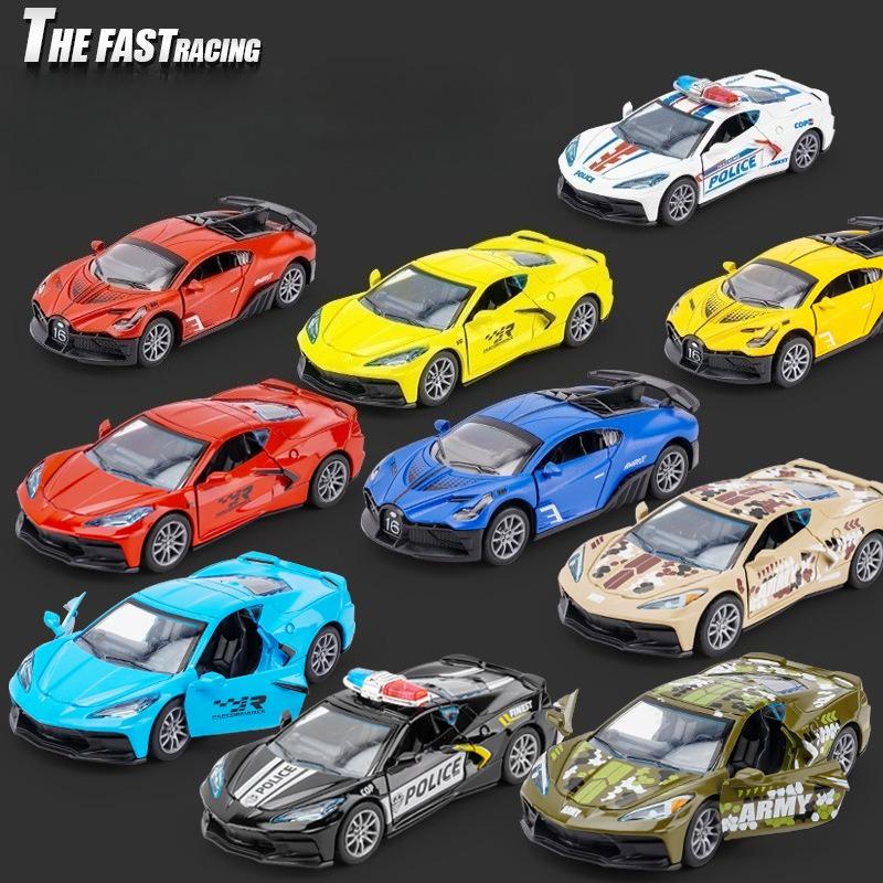 Boy toy alloy car 1:36 rebound simulation sports car off-road vehicle model as a gift for children