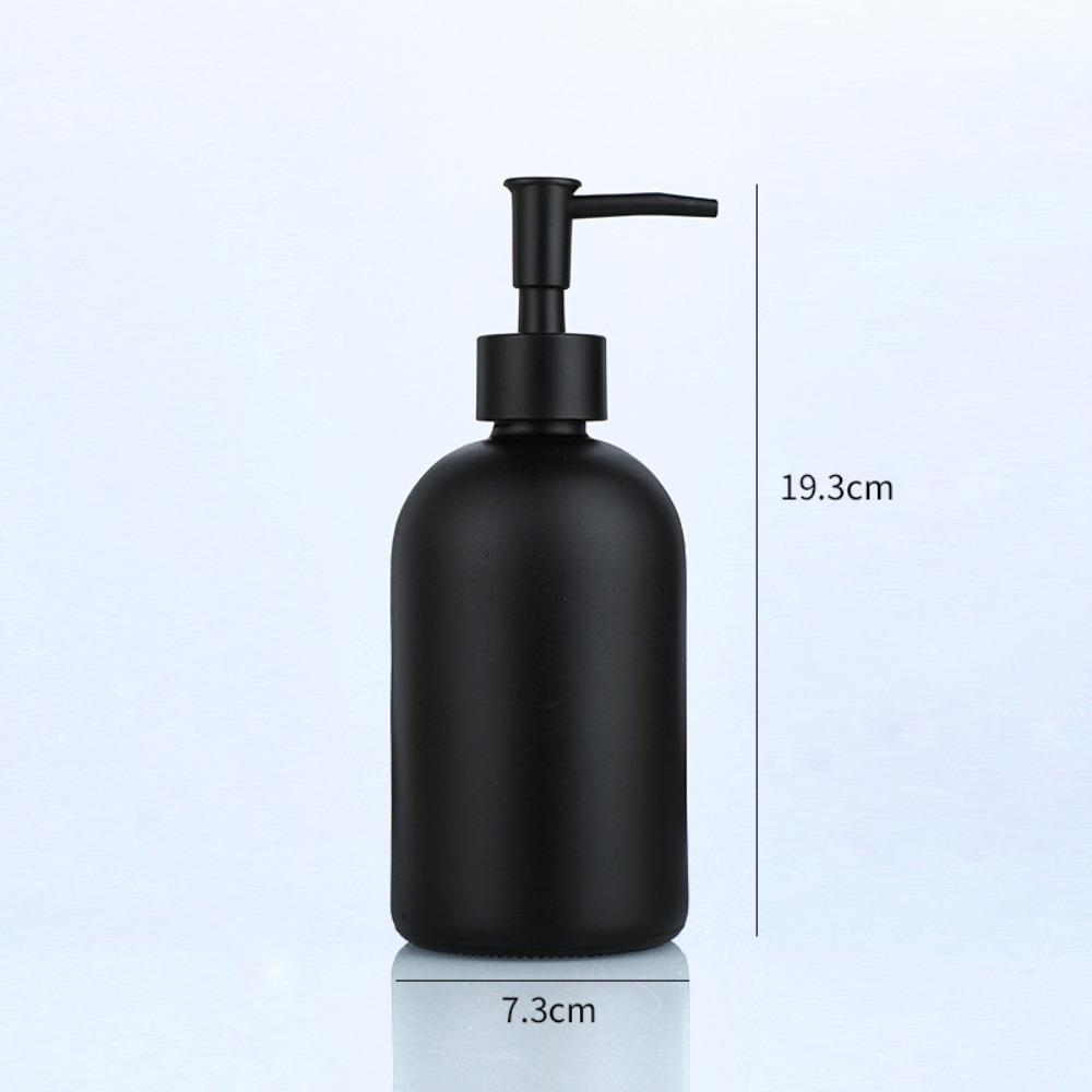410ml Storage Container Glass Liquid Soap Dispenser New Empty Bottle  Hotel