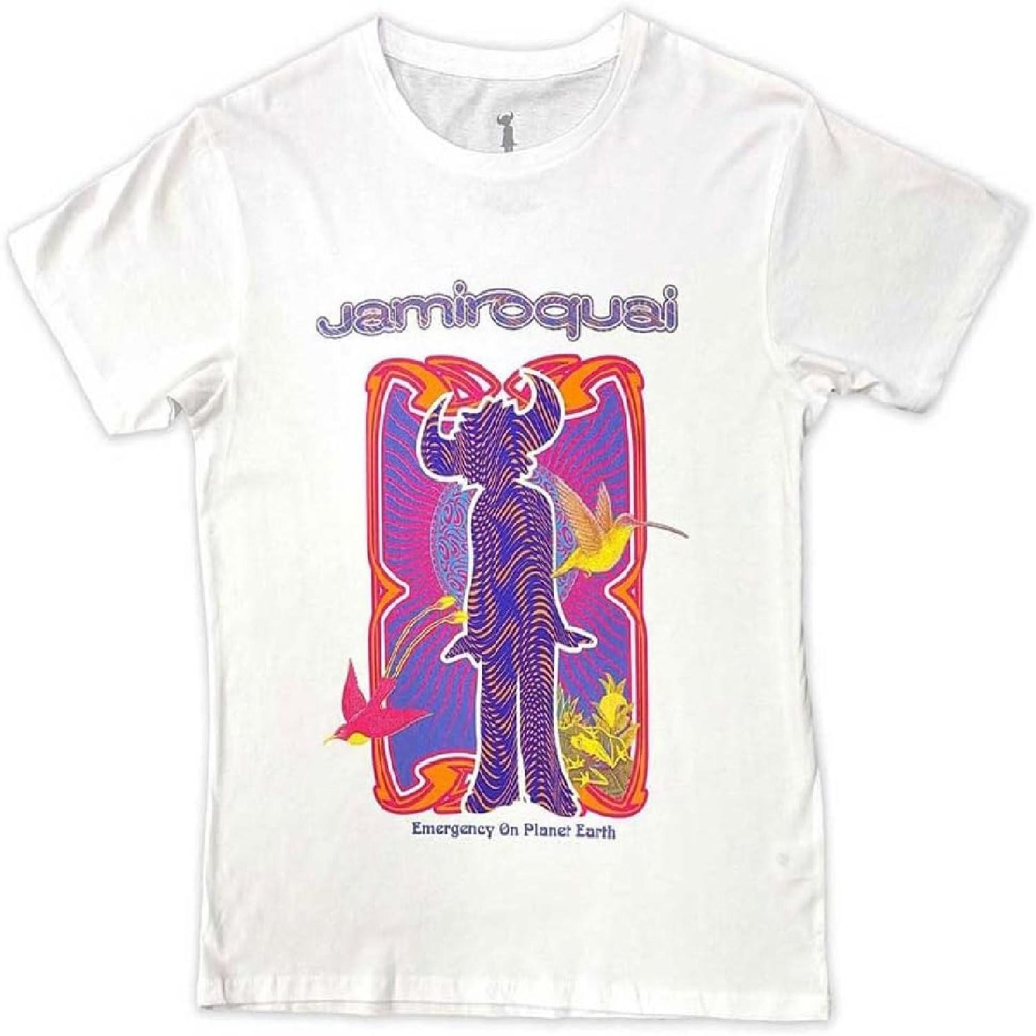 Футболка с логотипом Jamiroquai Emergency XXXXXL белый