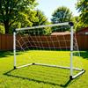 Gol de Futebol Portátil para Crianças Indoor/Outdoor - Estrutura de Treinamento Destacável e Móvel para Esportes de Jardim de Infância para Meninos