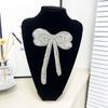 Eugen Yarn Beaded Silver Bow Lace Embroidered Cloth Sticker Wedding Dress Headgear Dress Decorative Accessories