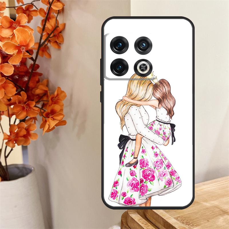 Mom and Daughter Funda For OnePlus 12 12R 13 13R 11 10 Pro 8T 10T OnePlus Nord 4 CE 2 3 Lite N30 N20 N10 Case