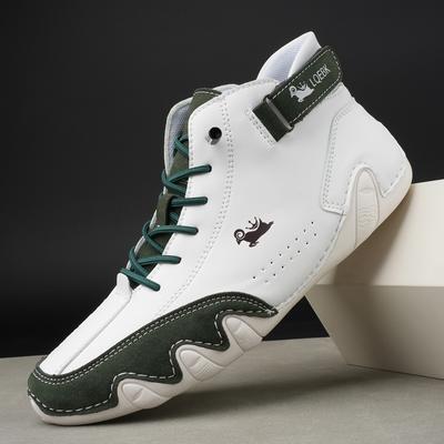 2024 Stivali da Uomo Fatti a Mano Design Sneakers Uomo Outdoor Casual Pelle Scarpe da Uomo Stivaletti Traspiranti zapatillas hombre nuovo