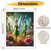 Disney DIY Oil Painting Kits Tinkerbell Peter Pan Forest Flowers Hand Painting Home Decor Craft Gift Ideas Wall Art Unique Room Decor