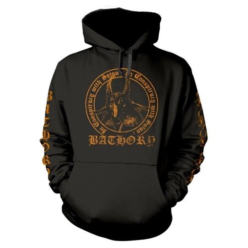 Bathory Unisex Adult In Conspiracy With Satan Hoodie
