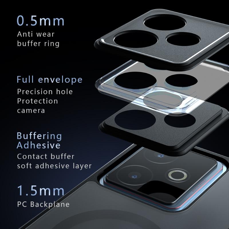 For Magsafe Matte Acrylic Phone Case for Realme GT7 Shockproof Airbag Frosted Magnetic Hard Bumper Cover for Realme GT 7Pro Neo7