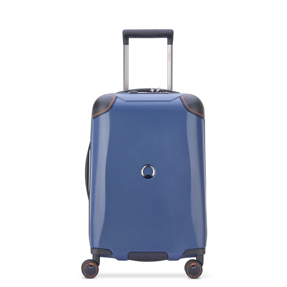 

DELSEY PARIS CACTUS Suitcase, 40L, 55cm, 2.9kg, 10-Year Warranty, Carry-On, TSA Lock, Official Import, d00218080102, Blue