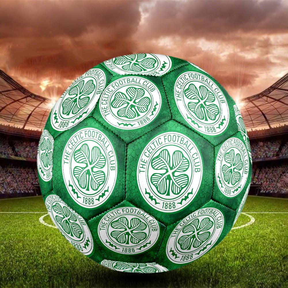 Celtic FC teamIndoor Soccer Ball Colorful All Ages Machine Stitched PVC Competition Ready Durable High-Bounce